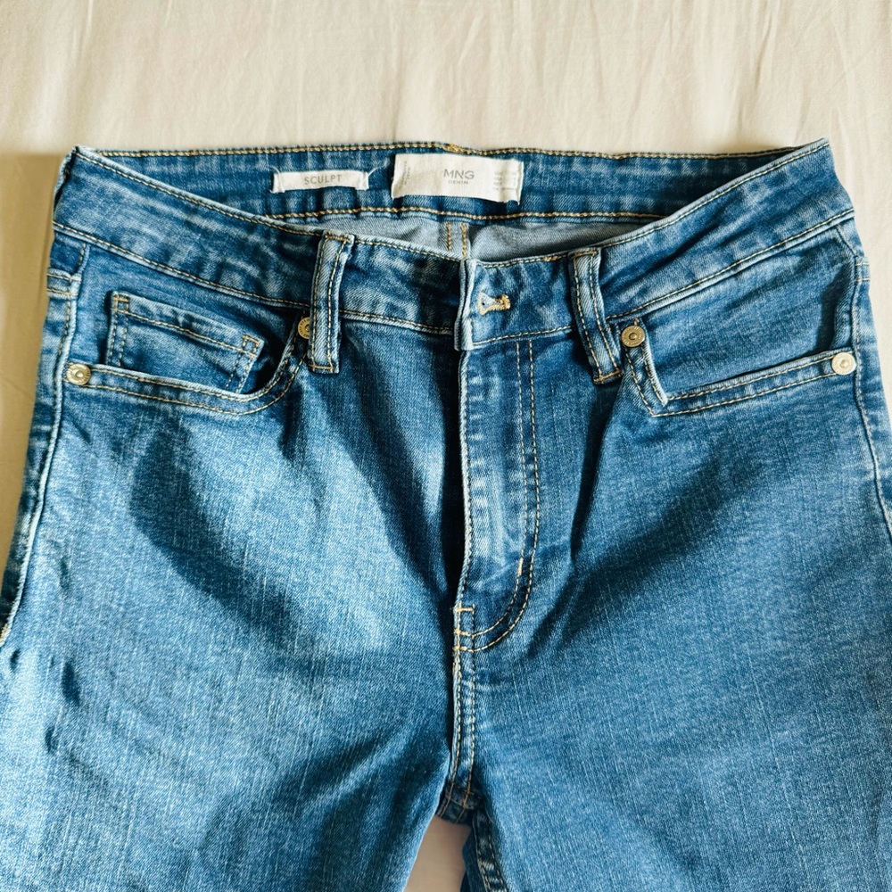 Mango Jeans Sculpt Denim Skinny Stretch Size 4